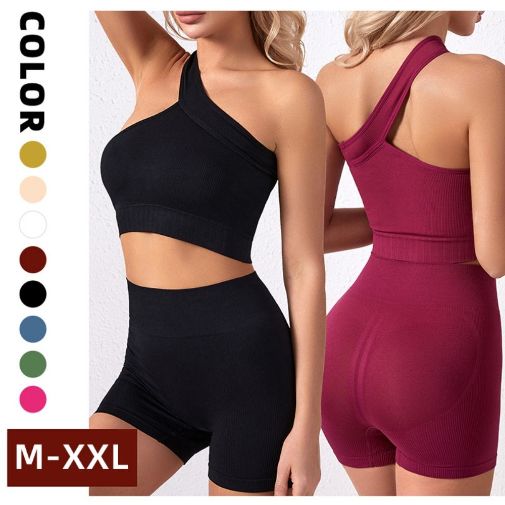 ชุดออกกำลังกายผู้หญิงแบบไร้ตะเ - Seamless Ribbed Workout Tank Top บทวิจารณ์และราคา