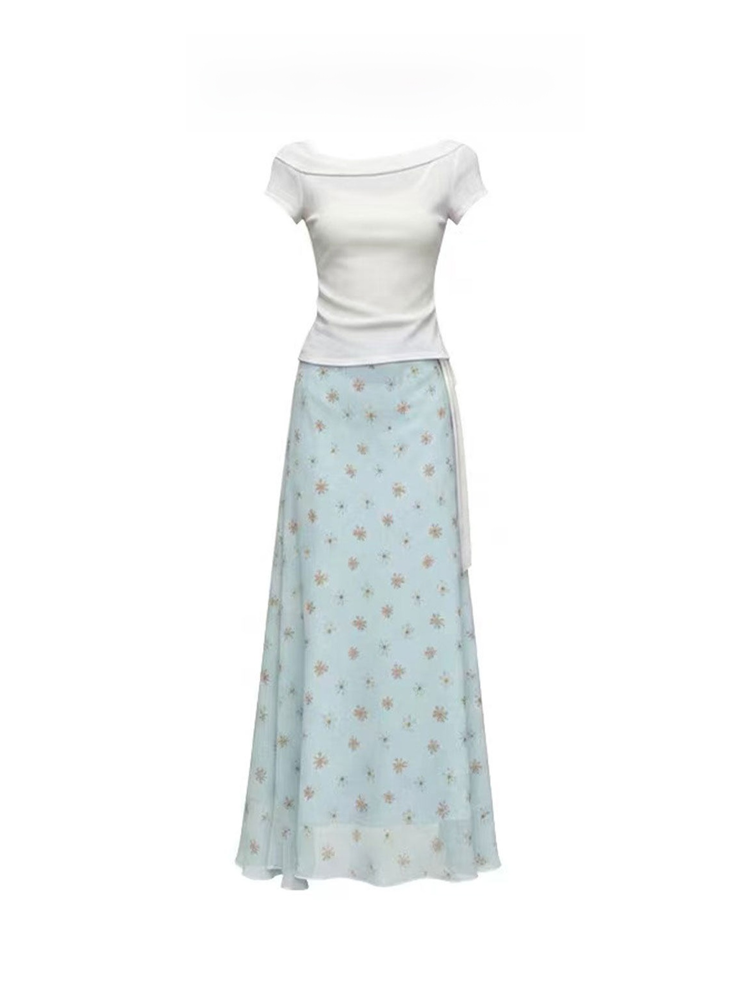 ชุดเดรสทรงเอไลน์หางปลาสไตล์เกา - Korean Style A Line Shirt Dress บทวิจารณ์และราคา