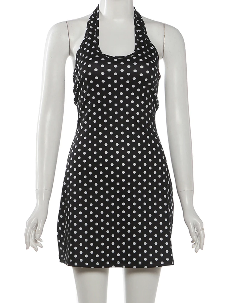 FDEY เทรนด์ชุดเดรสเซ็กซี่โชว์ห - Y2K Backless Halter Mini Dress บทวิจารณ์และราคา