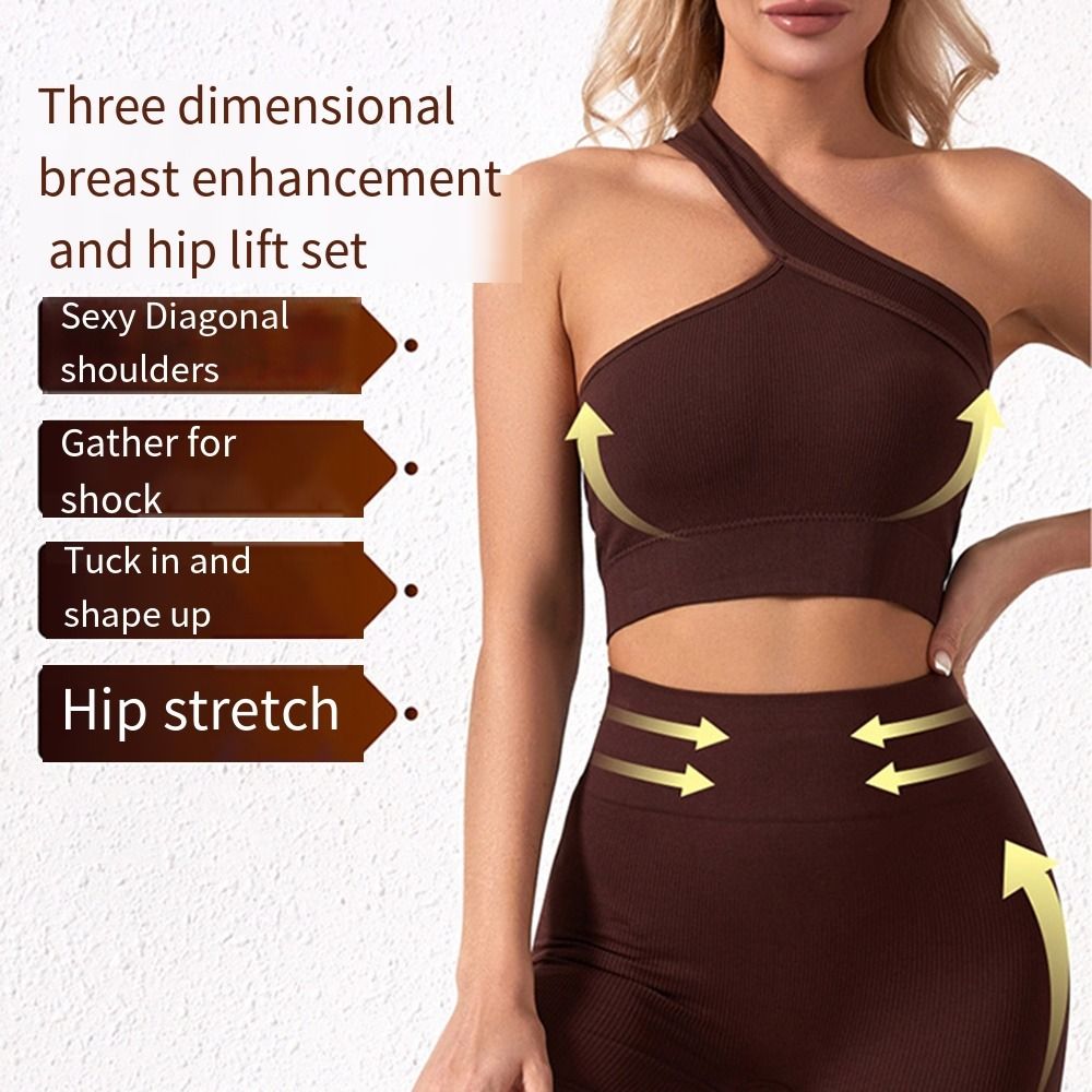 ชุดออกกำลังกายผู้หญิงแบบไร้ตะเ - Seamless Ribbed Workout Tank Top บทวิจารณ์และราคา