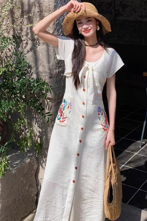 เดรสยาวรัดรูปผ้าริบยืด แขนสั้น - Bodycon Long Sleeve Ribbed Dress บทวิจารณ์และราคา