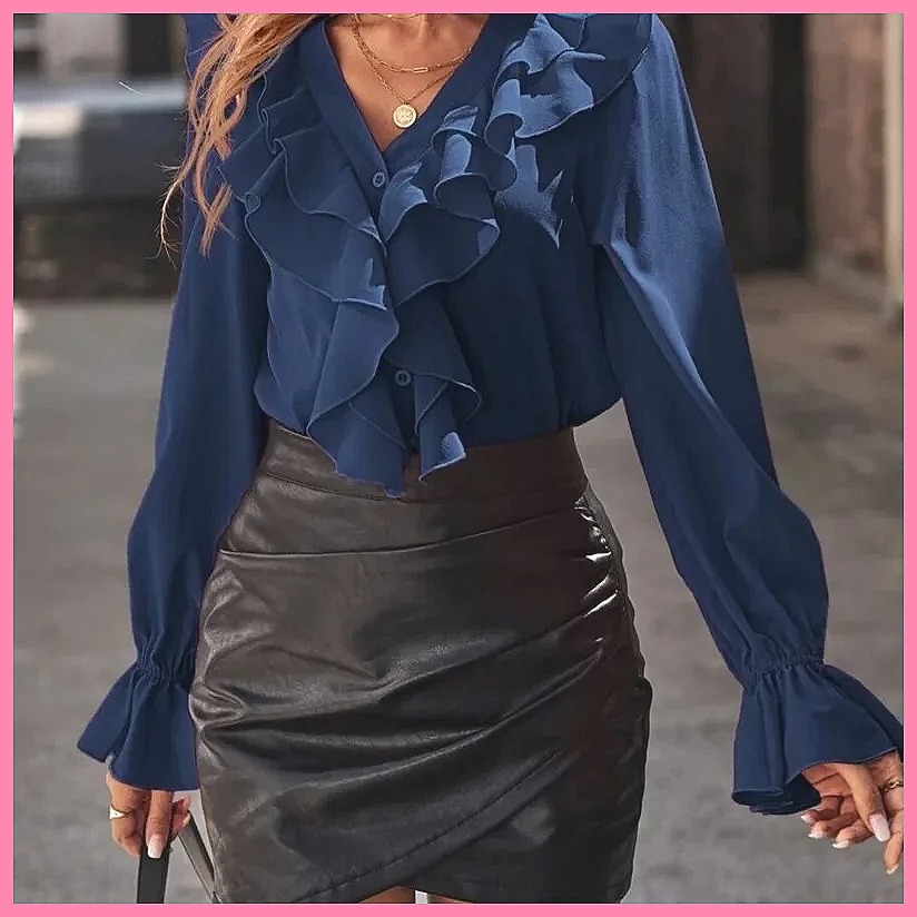 เสื้อเบลาส์แฟชั่นปี 2025 คอวี  - Blouses บทวิจารณ์และราคา