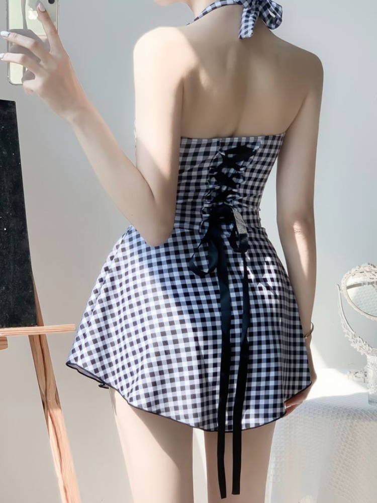 ชุดว่ายน้ำวันพีซแบบใหม่สำหรับผ - Skirts บทวิจารณ์และราคา