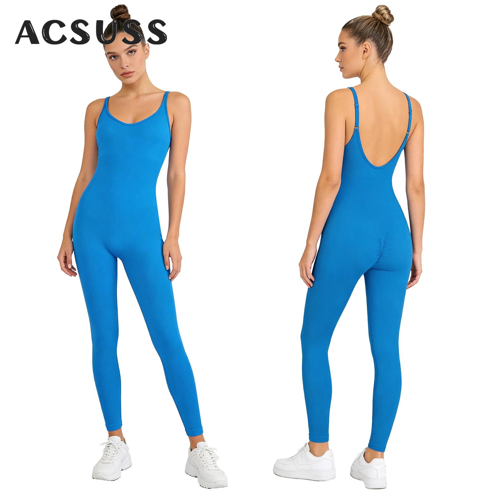 ชุดจั๊มสูทโยคะสำหรับผู้หญิง เส - Seamless Ribbed Workout Tank Top บทวิจารณ์และราคา