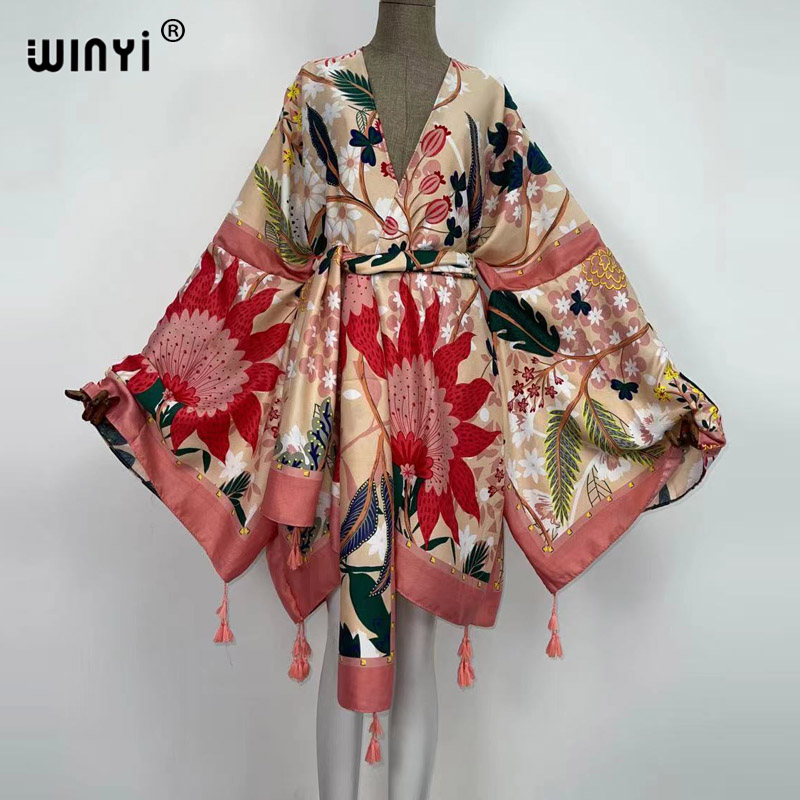 WINYI ชุดเดรสฤดูใบไม้ร่วงสำหรั - Boho Summer Beach Maxi Dress บทวิจารณ์และราคา