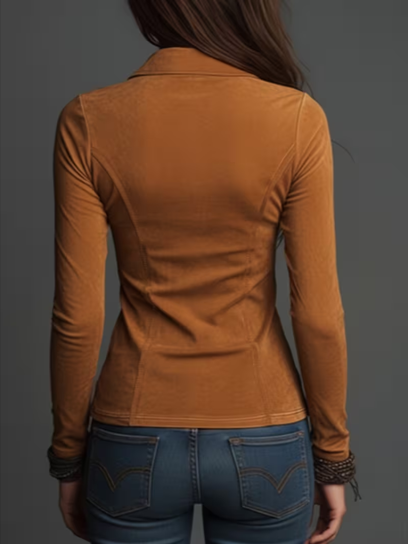 เสื้อเชิ้ตปกทรงเข้ารูปสำหรับผู - Blouses บทวิจารณ์และราคา