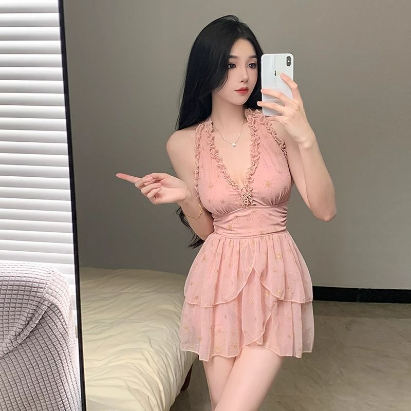 ชุดว่ายน้ำวันพีซแบบกระโปรงสำหร - Skirts บทวิจารณ์และราคา
