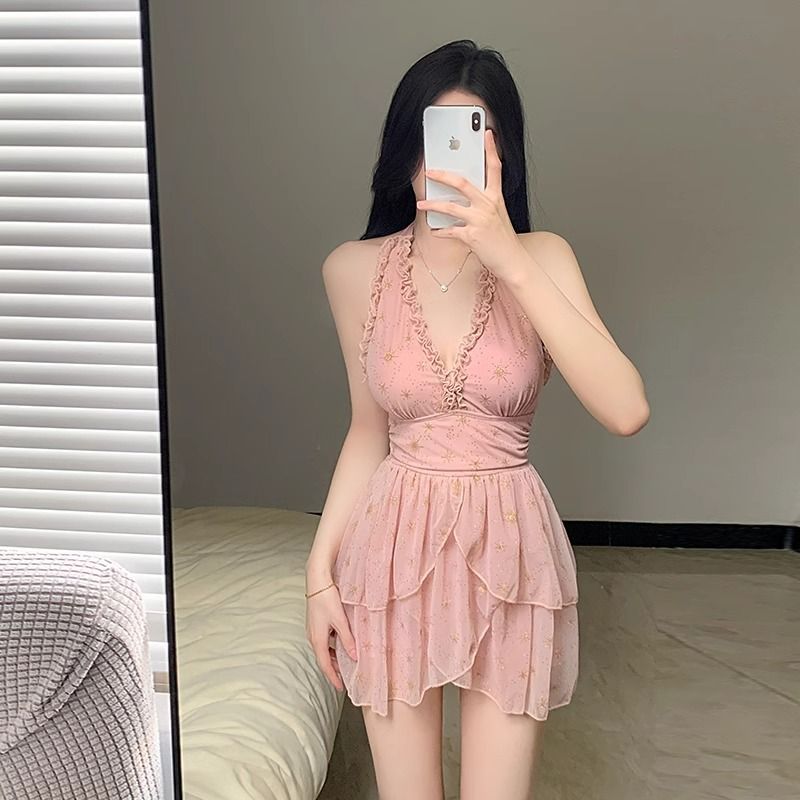 ชุดว่ายน้ำวันพีซแบบกระโปรงสำหร - Skirts บทวิจารณ์และราคา