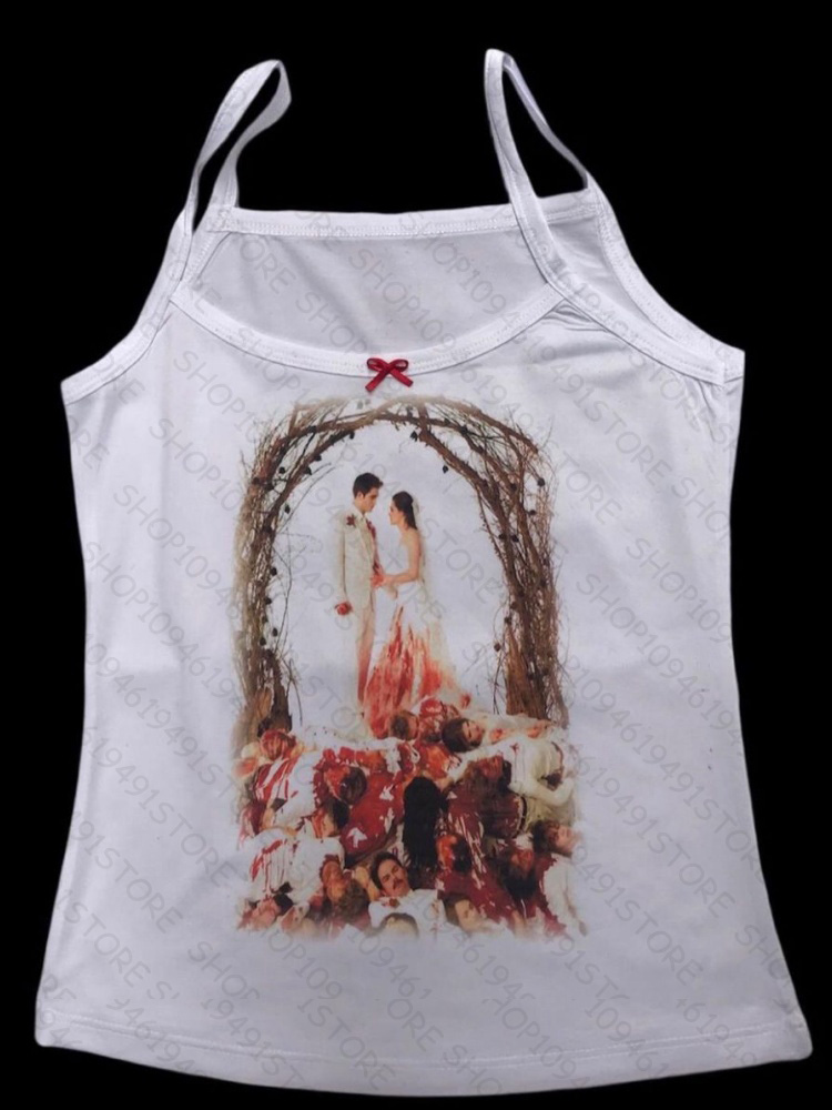 เสื้อครอปสไตล์อนิเมะลายกราฟิกแ - Y2K Graphic Baby Tee Crop บทวิจารณ์และราคา