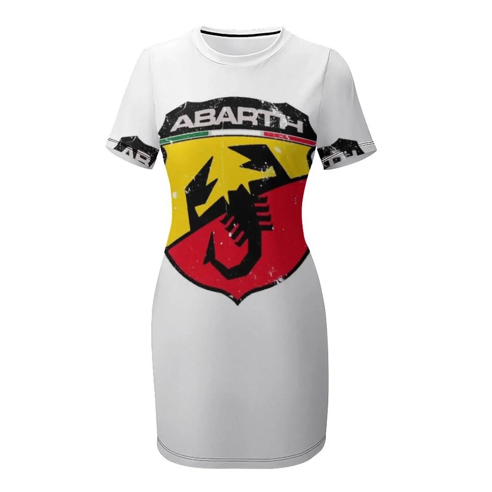 เสื้อยืดคลาสสิค Abarthlogo ชุด - Korean Style A Line Shirt Dress บทวิจารณ์และราคา