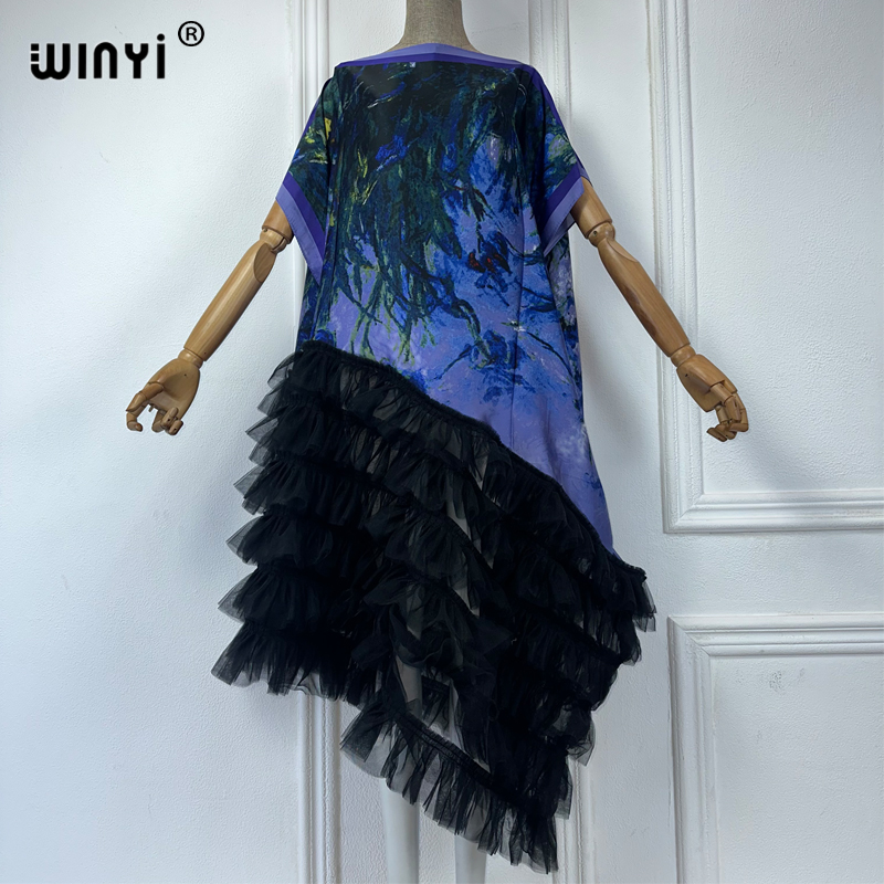 WINYI Africa Clothing ชุดเดรสย - Boho Summer Beach Maxi Dress บทวิจารณ์และราคา