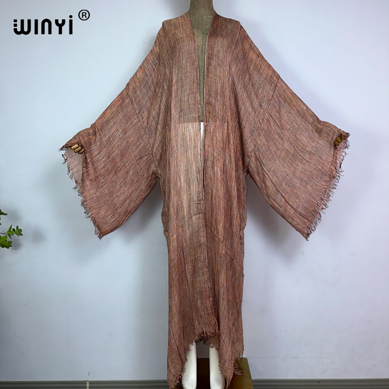WINYI เสื้อคลุมคาร์ดิแกนผู้หญิ - Boho Summer Beach Maxi Dress บทวิจารณ์และราคา