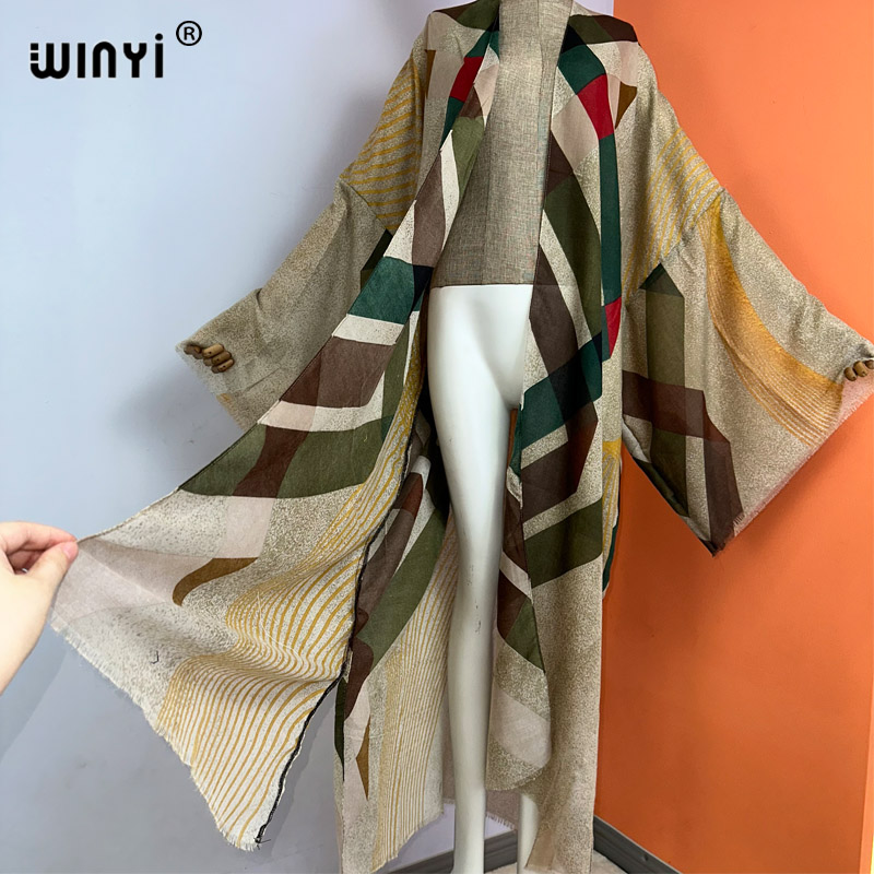 Winyi ชุดว่ายน้ำชายหาดพิมพ์ลาย - Boho Summer Beach Maxi Dress บทวิจารณ์และราคา